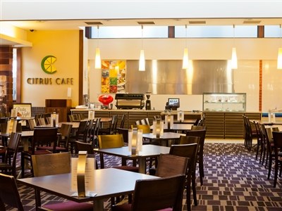 The Citrus Cafe dining room at The Mawson Club